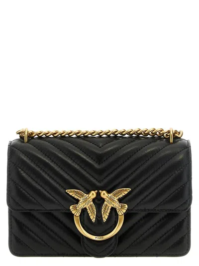 Pinko 'mini Love Bag One' Crossbody Bag In Black