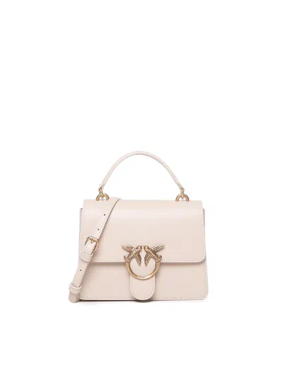Pinko Love One Handbag In Dorado