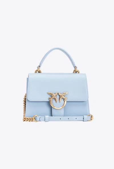 Pinko Mini Love Bag One Top Handle Light Simply In 蓝色