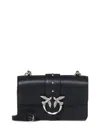 Pinko Rectangular Chain Strap Shoulder Bag With Metal Hardware And Front Embellishment
