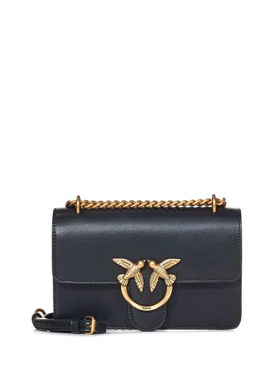 Pinko Mini Love Bag One Shoulder Bag In Black