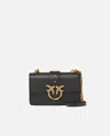 Pinko Mini Love Bag One Simply In Black-antique Gold