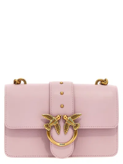 Pinko Love One Mini Shoulder Bag In Pastel