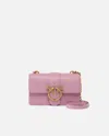 Pinko Mini Love Bag One Simply In Purple-city Of Lilac-antique Gold