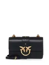 Pinko Mini Love Bag Soft Shoulder Bag In Leather