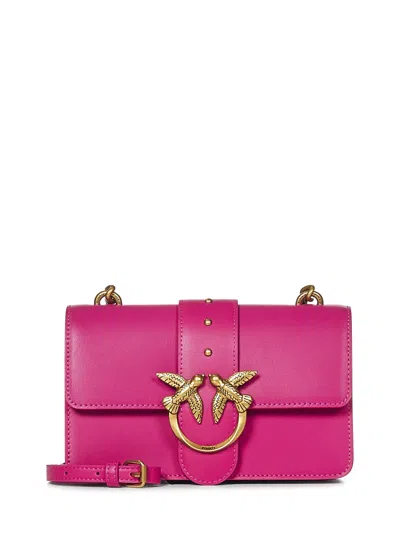 Pinko Mini Love Bag One Simply Shoulder Bag In Fuchsia