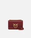 Pinko Mini Love Bag One Simply In Wren Brown-antique Gold