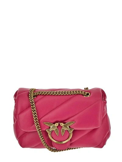 Pinko Mini Love Bag Puff Maxi Quilt In Pink
