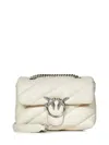 Pinko Mini Love Bag Puff Maxi Quilt Shoulder Bag In White