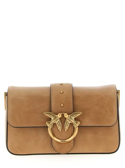 Pinko 'mini Love Bag Slouchy' Shoulder Bag In Brown
