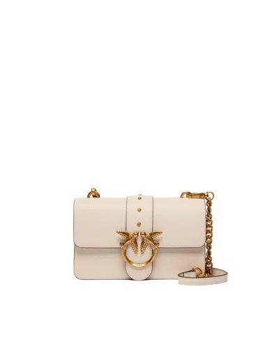 Pinko Mini Love Bag With Flap Closure In Multi