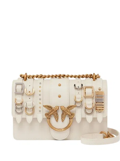 Pinko Mini Love Bag In Z14a White