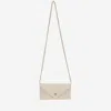 Pinko Chain-strap Flap Cross Body Bag In Neutral