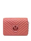 Pinko Mini Love Click Cross Body Bag In Pink