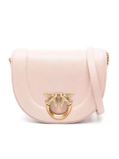 Pinko Mini Love Click Cross Body Bag In Pink