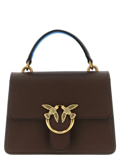 Pinko Mini Love Hand Bags Brown