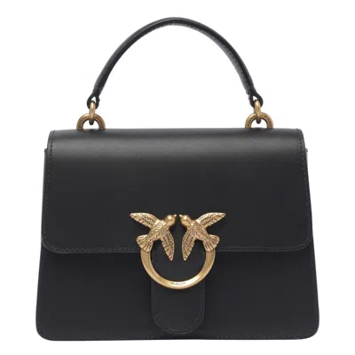 Pinko Mini Love Handbag In Black