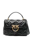 Pinko Mini Love Lady Tote Bag In Black