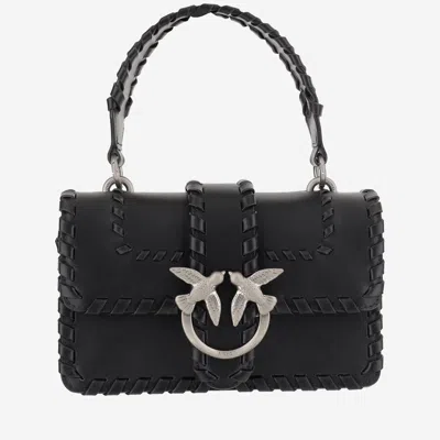 PINKO PINKO MINI LOVE LEATHER HANDBAG