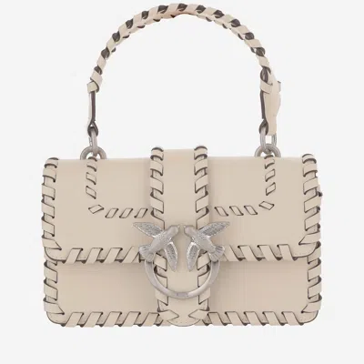 PINKO PINKO MINI LOVE LEATHER HANDBAG