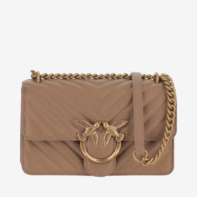 Pinko Mini Love One Bag In Sand
