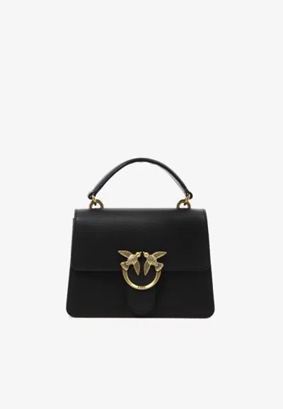 Pinko Mini Love One Bag In Black