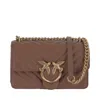 Pinko Mini Love One Bag In Brown