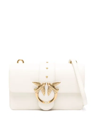 Pinko Mini Love One Cross Body Bag In White