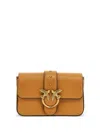 Pinko Mini Love One Crossbody Bag In Brown