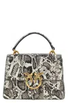Pinko Mini Love One Light Shoulder Bag In Black