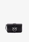 Pinko Mini Love One Shoulder Bag In Black