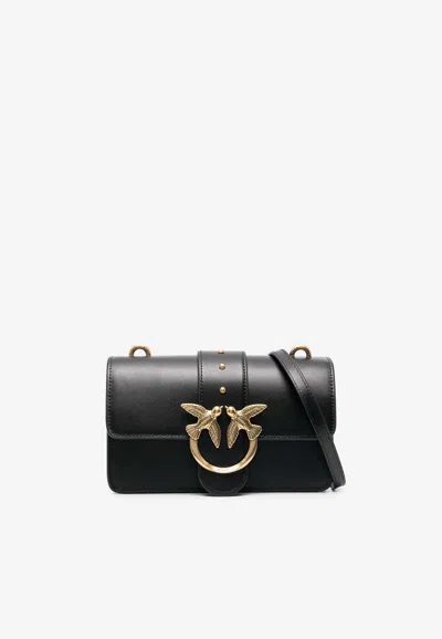Pinko Mini Love One Simply Shoulder Bag In Black