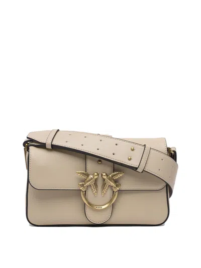 Pinko Mini Love One Slouchy Shoulder Bag