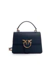 Pinko Mini Love One Top Handle Light Simply Bag In Blue
