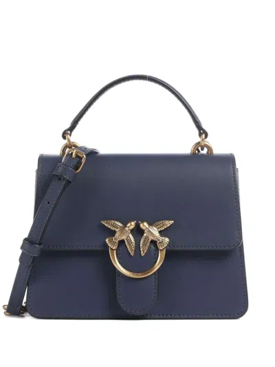 Pinko Mini Love One-top Handle Tote Bag In Black