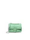Pinko Baby Love Puff Color Block Bag In B Green