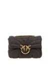 Pinko Mini Love Puff Cross Body Bag In Brown