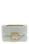 Pinko Mini Love Puff Crossbody Bag In Gray