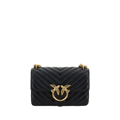 Pinko Mini Love Shoulder Women's Bag In Black