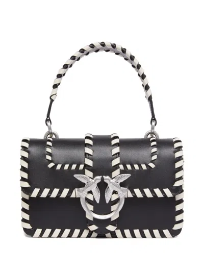 Pinko Mini One Love Crossbody Bag In Black