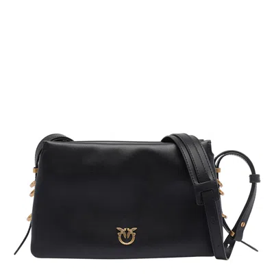 Pinko Mini One Two Three Crossbody Bag In Black