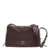 Pinko Mini One Two Three Crossbody Bag In Brown