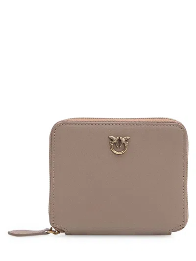 Pinko Mini Portasheet Wallet In Biscotto
