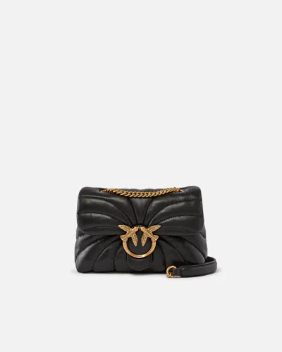 PINKO MINI SAC À BANDOULIÈRE LOVE BAG PUFF BUTTERFLY EN CUIR NAPPA