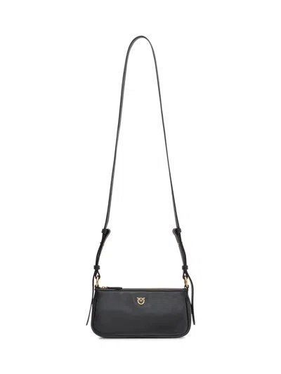 Pinko Mini Stylish Shoulder Bag In Gray
