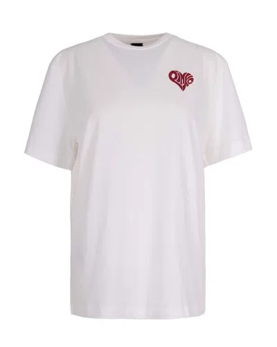 Pinko Mini Stylish T-shirt For Women In White