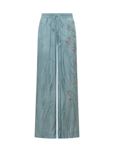 Pinko Mini Trousers In Blue