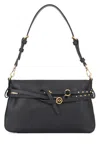 Pinko Mini Structured Studded Shoulder Bag In Black
