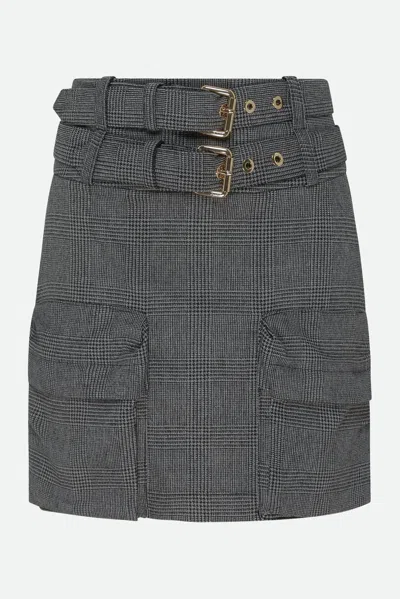 Pinko Minigonna Grigia In Gray