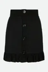 Pinko Minigonna Nera In Nero